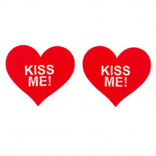 Пестиси на соски Star Night Kiss Me червоні серця