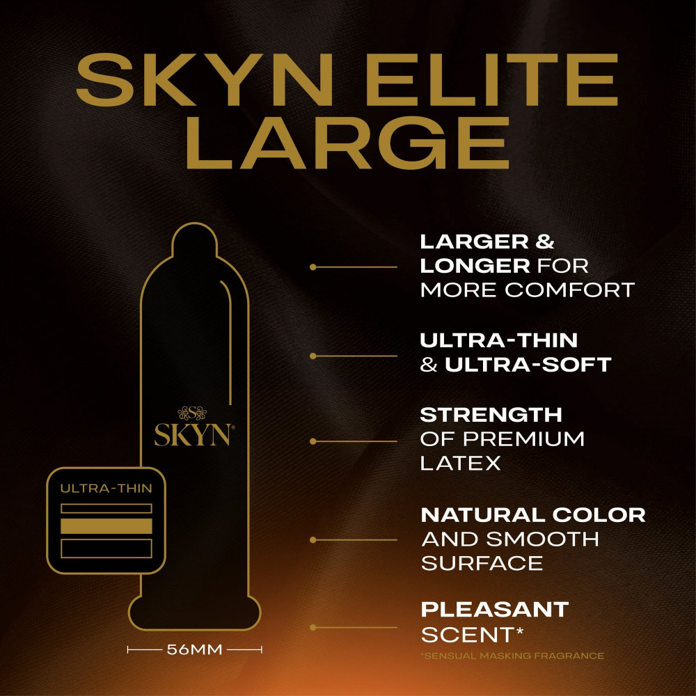 Презервативы - Презервативы безлатексные SKYN Elite Large большого размера (цена за 5 шт.) 4