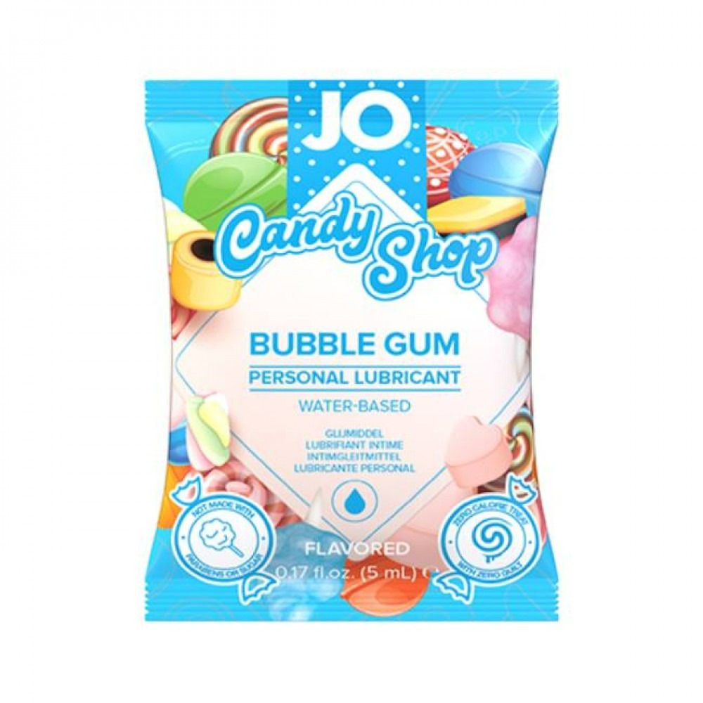 Лубриканты - Саше Candy Shop лубрикант со всусом Bubblegum 5 мл System JO
