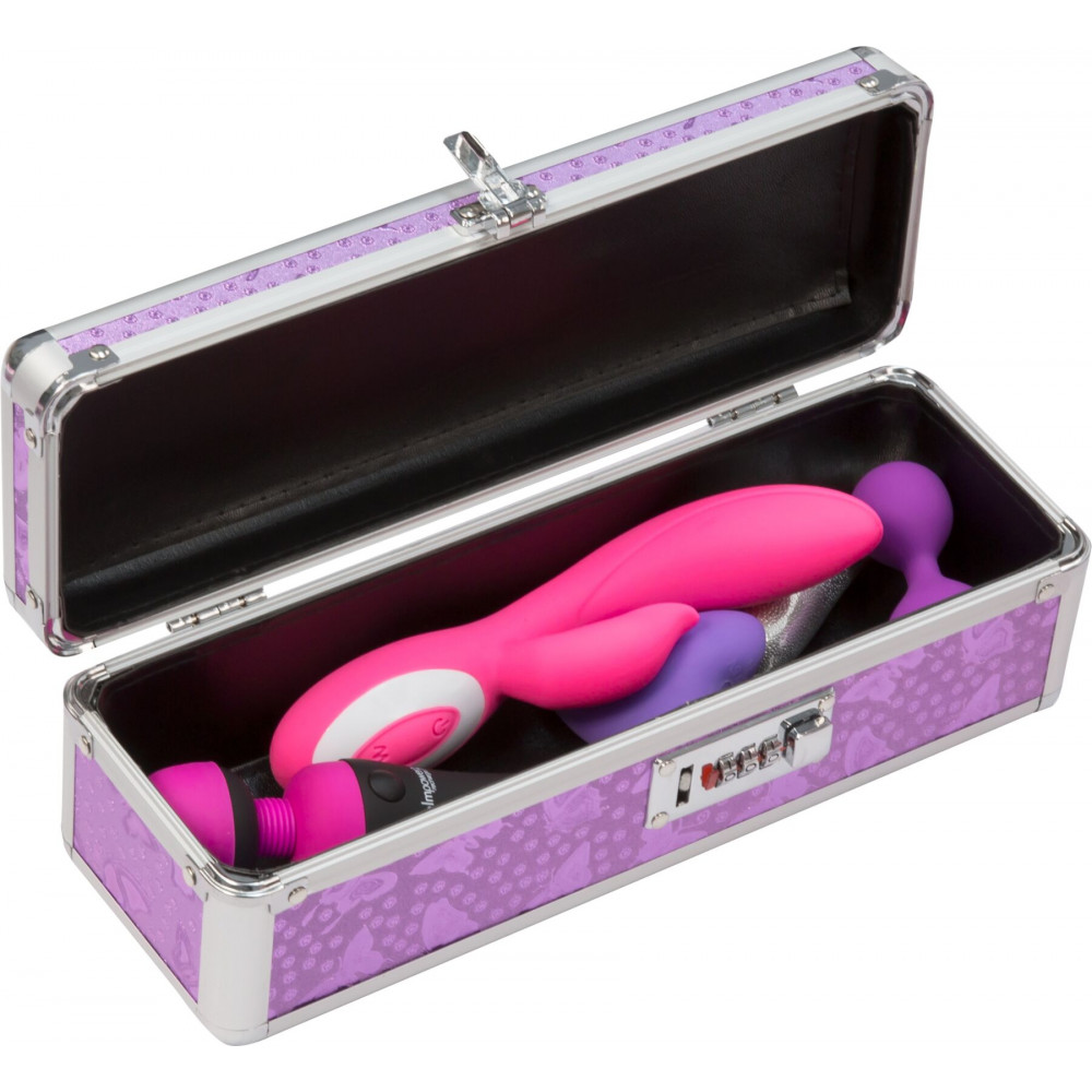  - Кейс для хранения секс-игрушек BMS Factory - The Toy Chest Lokable Vibrator Case с кодовым замком 1