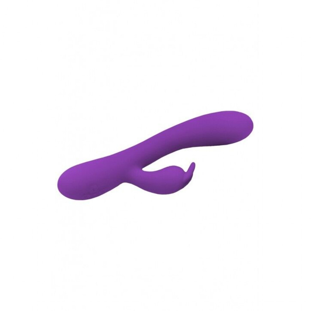 Вибратор-кролик - Вибратор-кролик Wooomy Gili-Gili Vibrator with Heat Purple, отросток с ушками, подогрев до 40°С 3