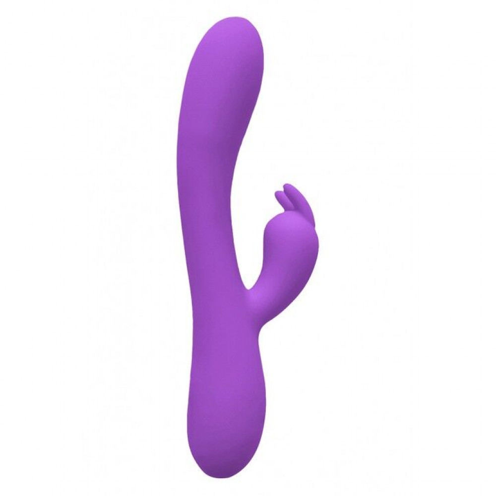 Вибратор-кролик - Вибратор-кролик Wooomy Gili-Gili Vibrator with Heat Purple, отросток с ушками, подогрев до 40°С