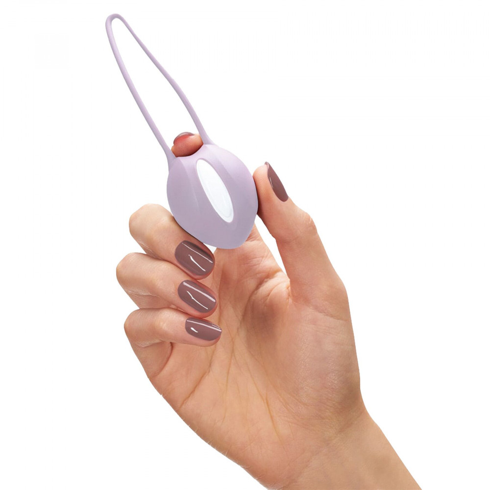 Вагинальные шарики и тренажеры - Вагинальный шарик Fun Factory SMARTBALL UNO, сиреневый, одинарный, диаметр 3,6 см 2