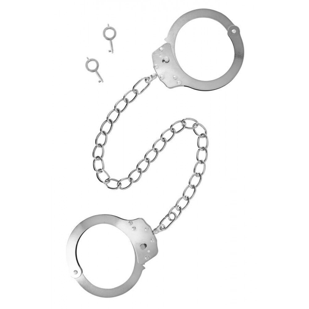 Наручники, веревки, бондажы, поножи - Поножи Fetish Tentation Adjustable metal ankle cuffs