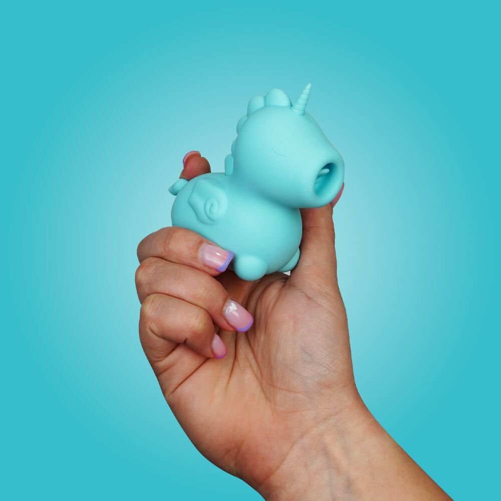 Вибропули и мини-вибраторы - Вибратор-единорожка Unihorn – Mount'n Peak, ласкающий язычок 6