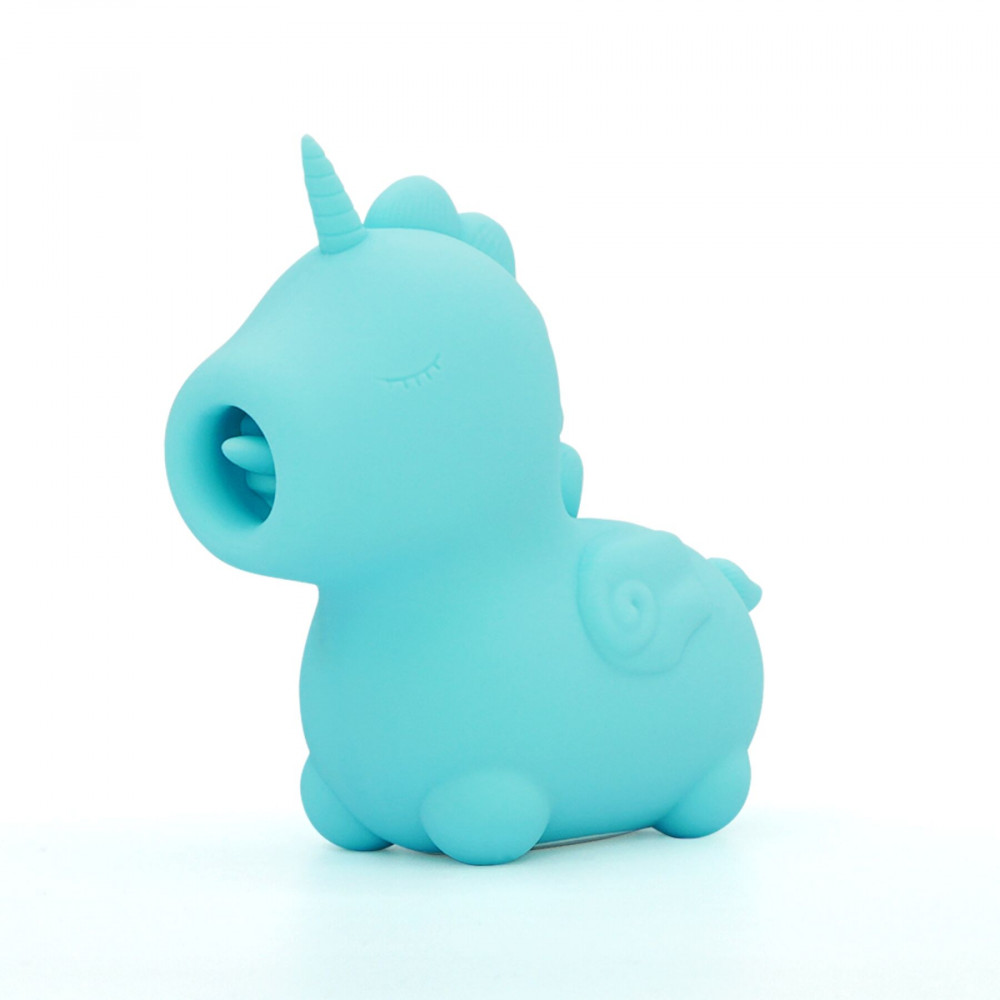 Вибропули и мини-вибраторы - Вибратор-единорожка Unihorn – Mount'n Peak, ласкающий язычок