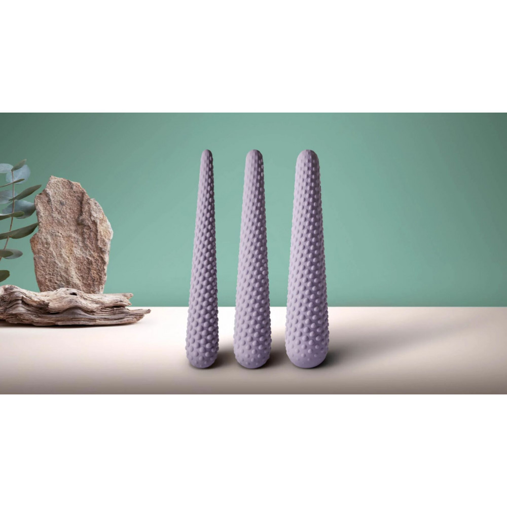 Вагинальные шарики и тренажеры - Система восстановления при вагинизме Unite Silicone Dilators Set для снятия спазмов при введении 11