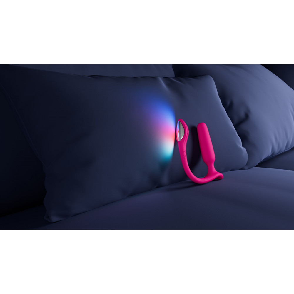 Анальные игрушки с вибрацией - Анальная смарт-вибропробка Lovense Lush Anal, очень мощная, LED-подсветка 10