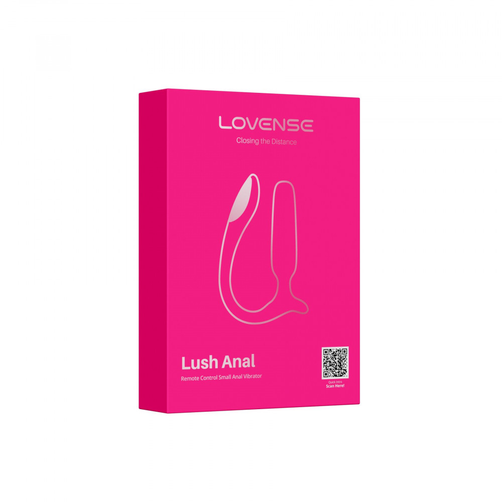 Анальные игрушки с вибрацией - Анальная смарт-вибропробка Lovense Lush Anal, очень мощная, LED-подсветка 6