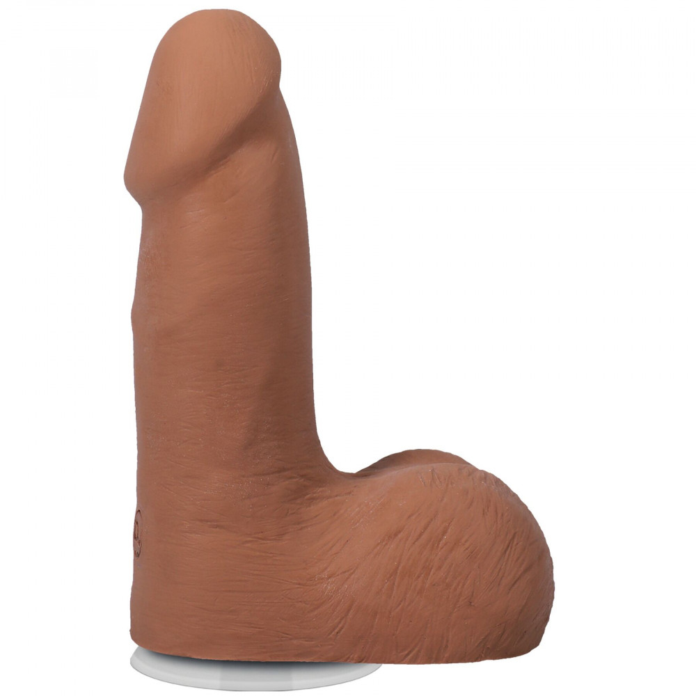 Фалоімітатор - Фалоімітатор Doc Johnson The Realistic Cock ULTRASKYN - 5 Inch with Balls Caramel