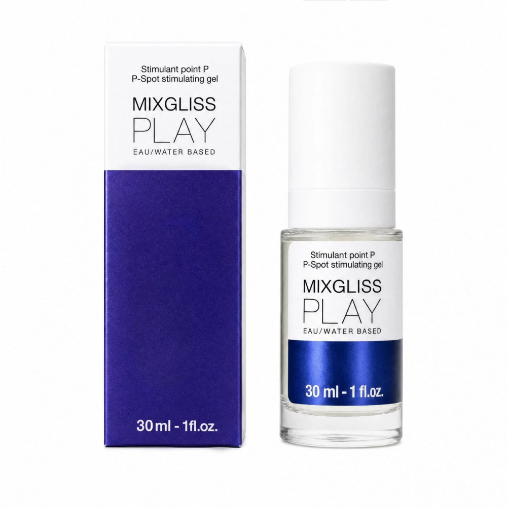 Анальні змазки - Анальна стимулювальна змазка MixGliss PLAY P-Spot Stimulant (30 мл), ефект 2в1 тепло-холод