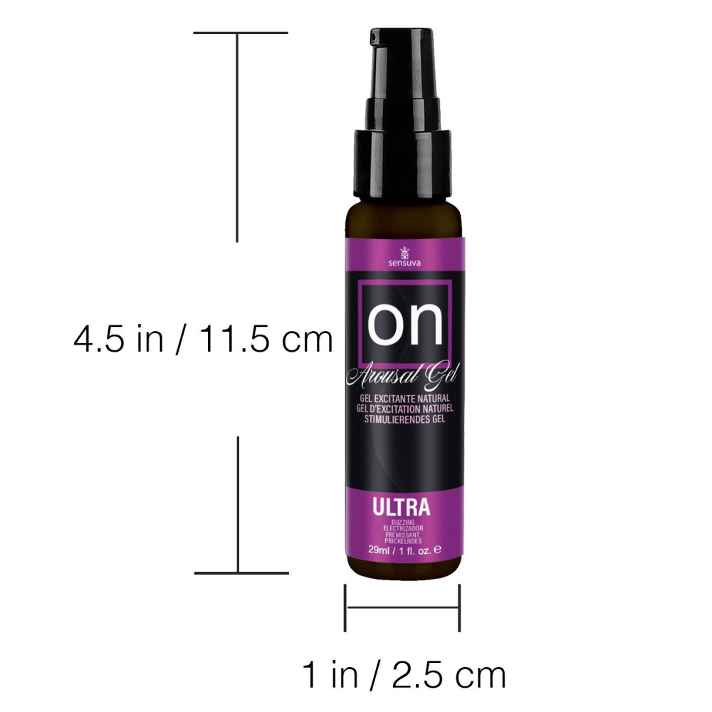 Средства для возбуждения - Возбуждающий гель для клитора Sensuva ON for Her Arousal Gel Ultra (29 мл) жидкий вибратор 2