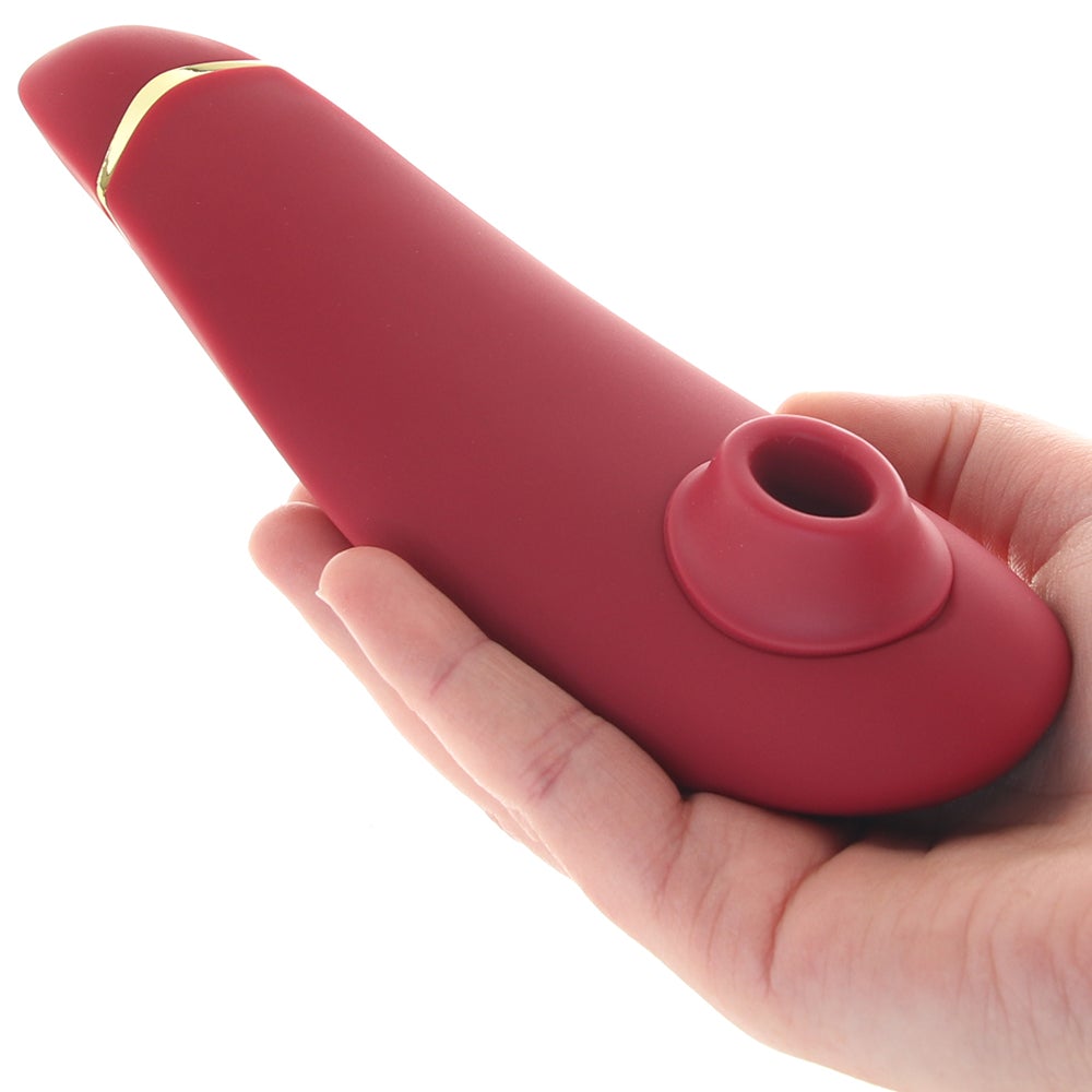 Секс игрушки - Вакуумный клиторальный стимулятор Womanizer Premium 2 Bordeux 3