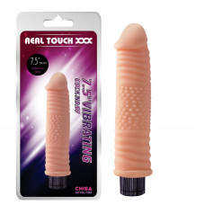 Вибратор реалистичный с рельефом Chisa Real Touch XXX бежевый