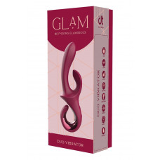 Вибратор-кролик Dreamtoys Glam Duo Vibrator с ручкой крючком, 22.7 х 4.2 см