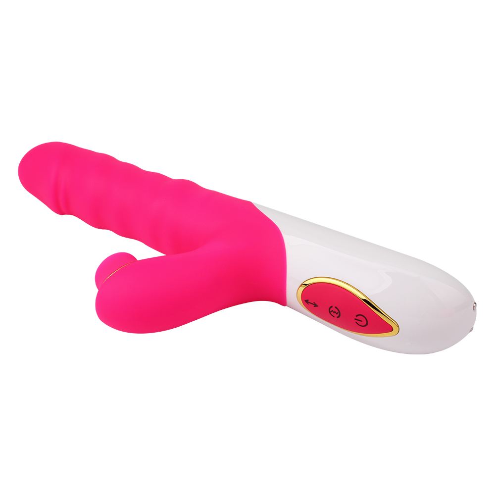 Разное - Вибратор кролик с вакуумной стимуляцией CHISA Intimate Melody Clit Kisser THruster, розовый 3