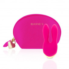 Вибратор с ушками для клитора Rianne S Bunny Bliss в сумочке, розовый