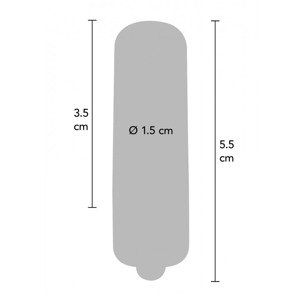 Різне - Віброкуля ToyJoy Funky Bullet фіолетова, 5.5 х 1.5 см 2