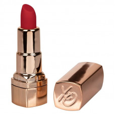 Вибропуля в виде губной помады California Exotic, золотая, красная