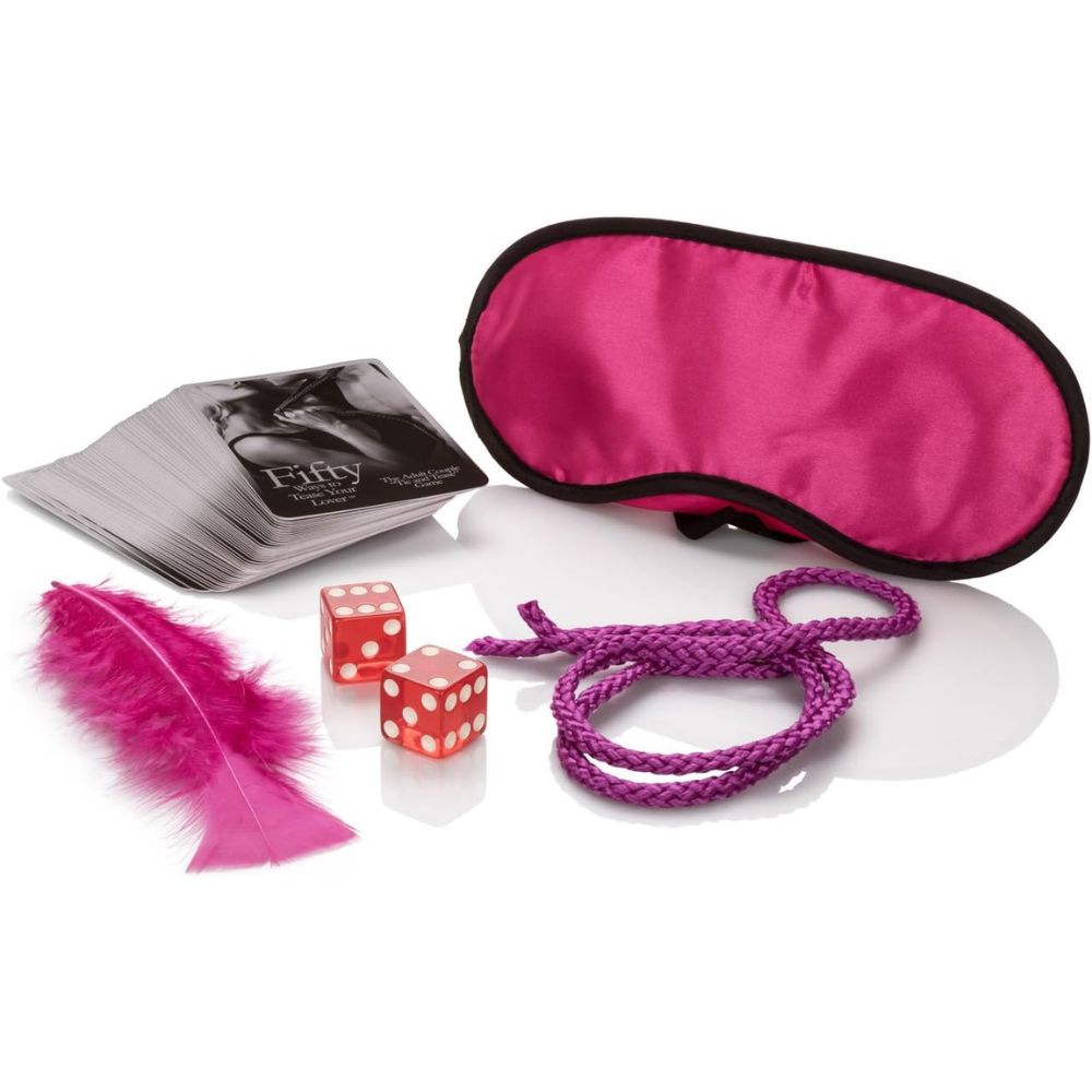 Эротические игры - Игра для пар, набор CalExotics Fifty Ways To Tease Your Love, 6 предметов 1