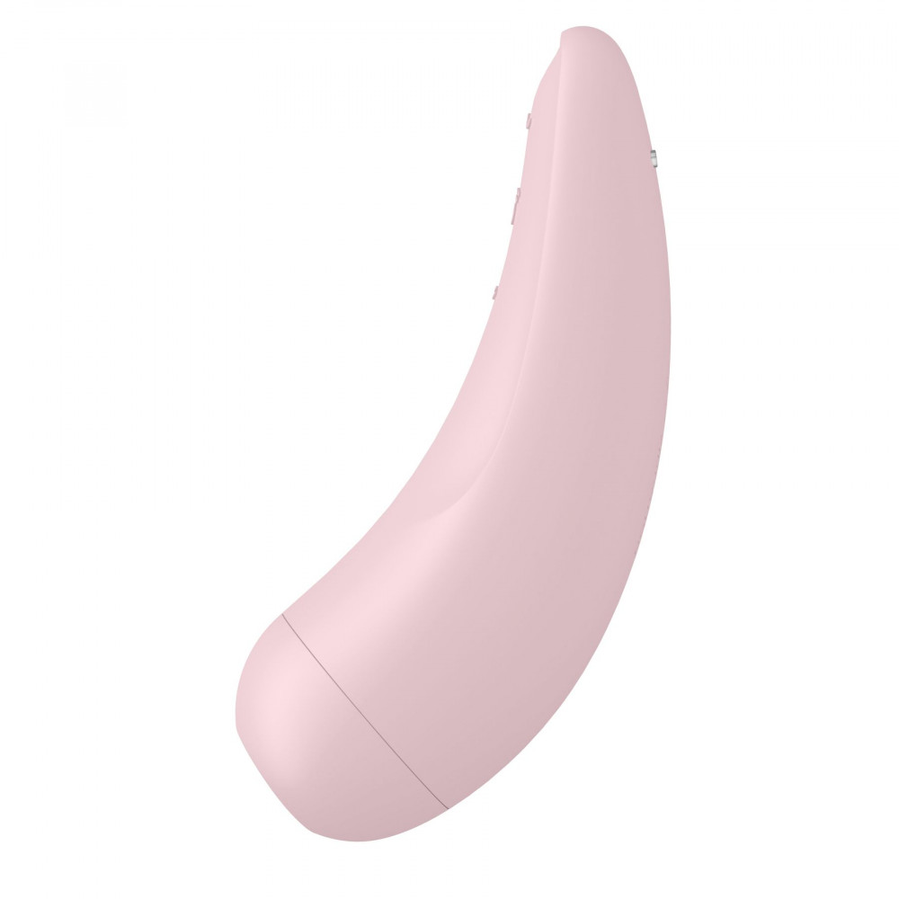 Мастурбатор - Вакуумный клиторальный стимулятор Curvy 2+ цвет: розовый Satisfyer (Германия) 3