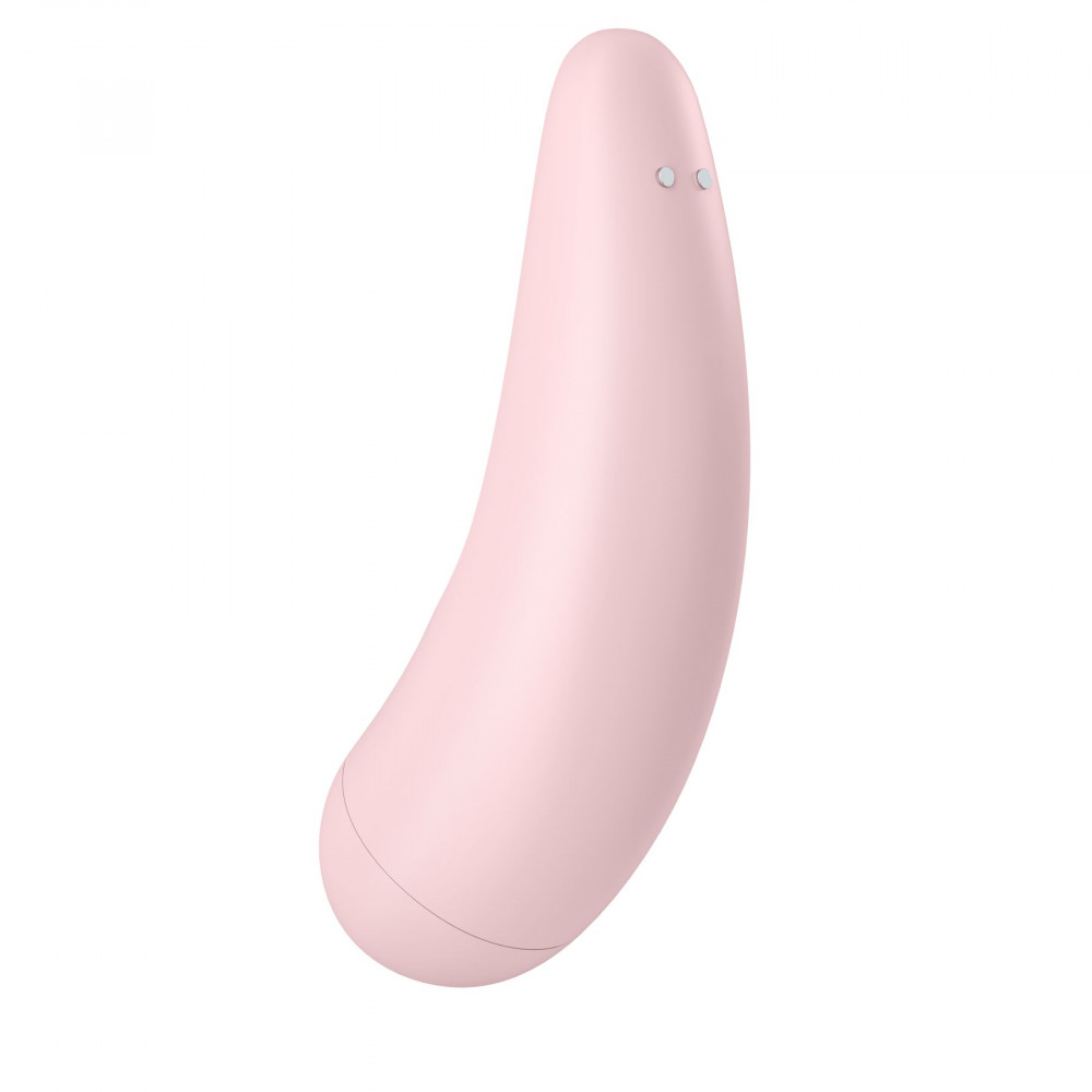 Мастурбатор - Вакуумный клиторальный стимулятор Curvy 2+ цвет: розовый Satisfyer (Германия) 4