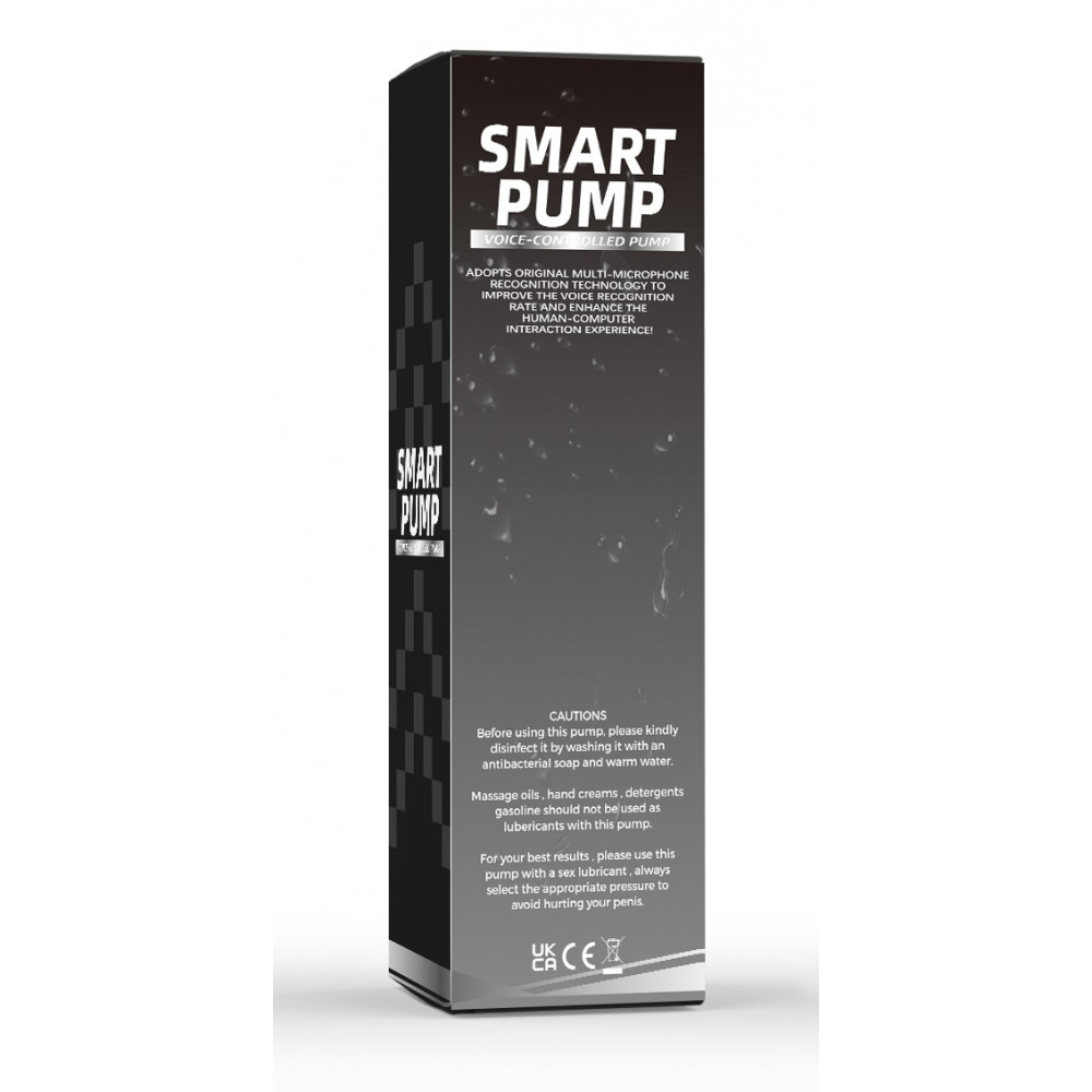 Помпи - Автоматична водонепроникна вакуумна помпа з голосовим керуванням та зарядкою від USB CANWIN Passion Smart Pump - P480AU 6