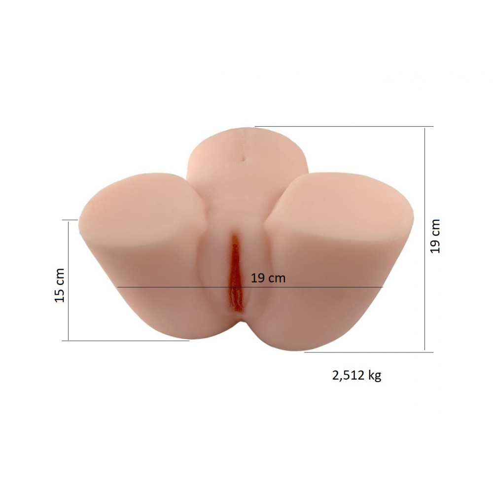 Різне - Мастурбатор вагіна та анус Bottock 01, BS2600181 3