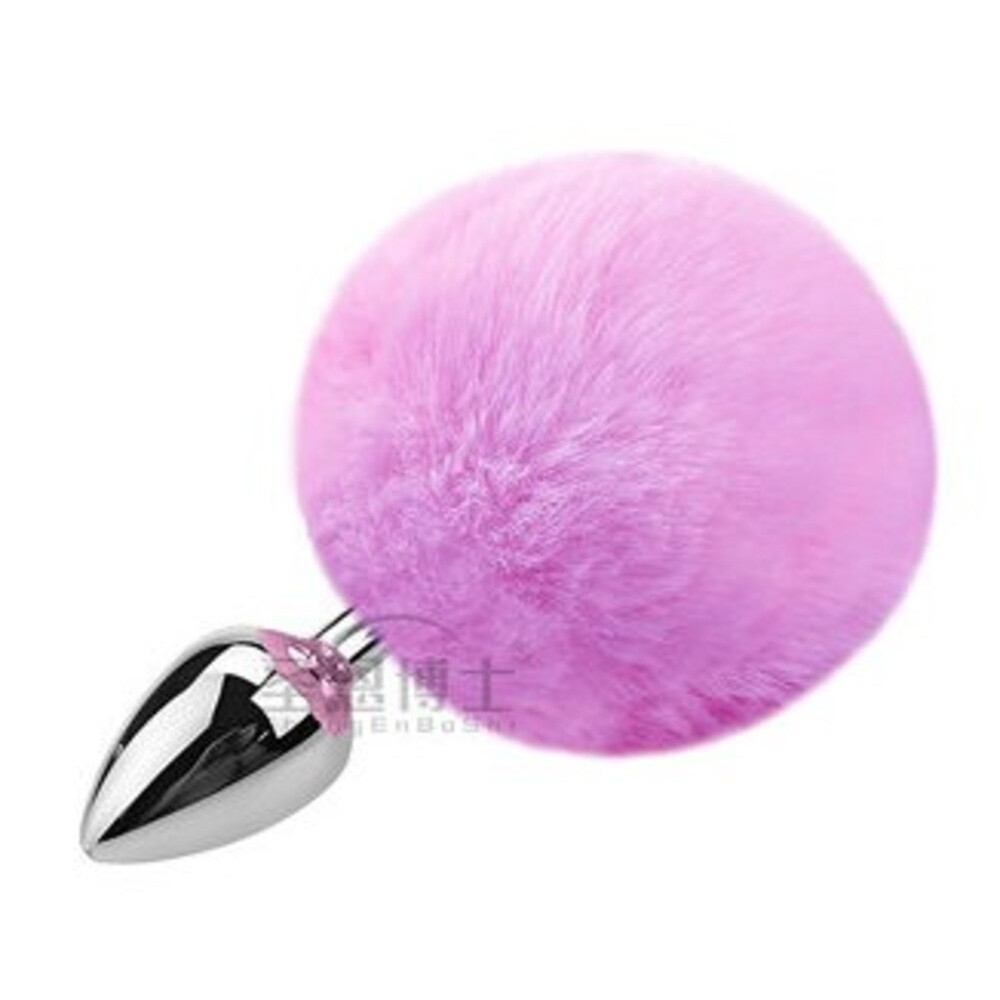 Разное - Анальная пробка с хвостом SKN-Z32 Violet ( размер XS )