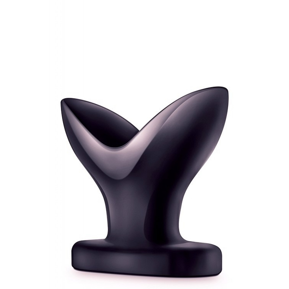 Секс игрушки - Анальная пробка лотос для расширения ануса, черная, 10 см х 5 см