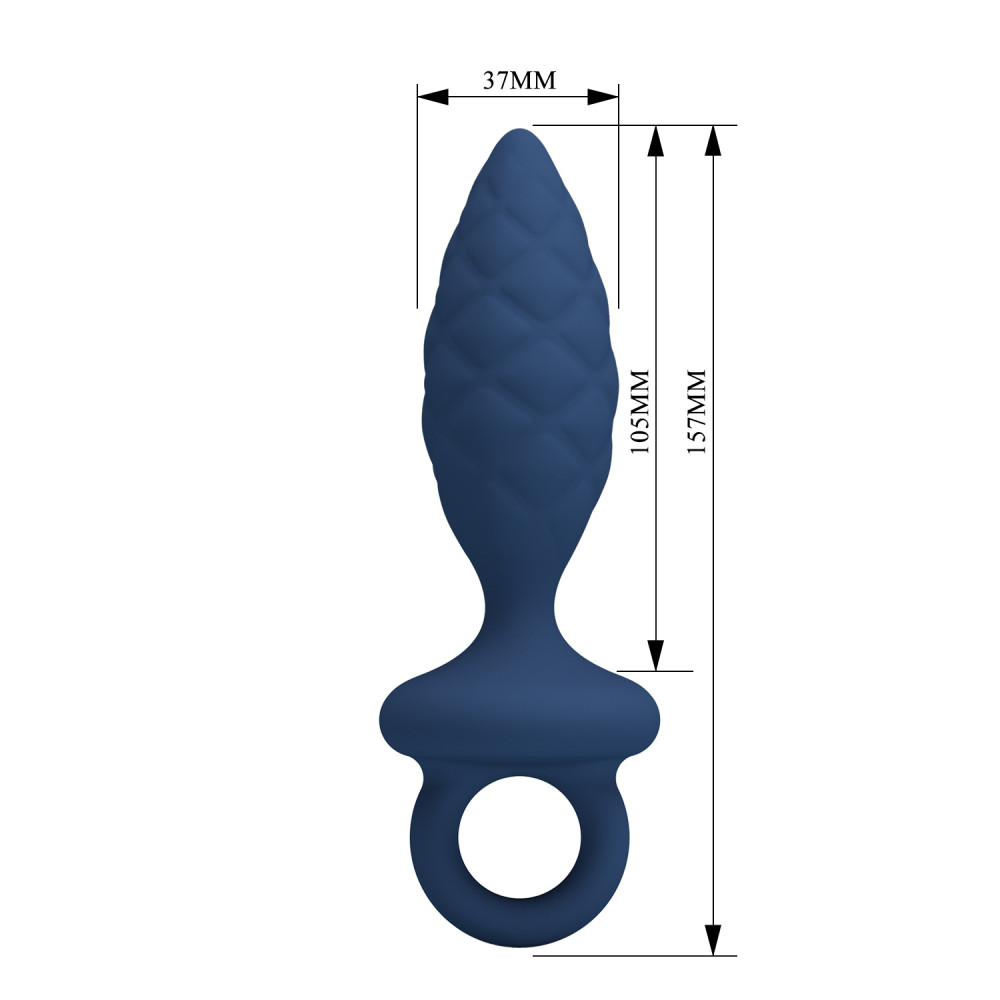  - Анальна пробка MR.PLAY - Butt Plug with Loop Size L, BI-040214-MR 6