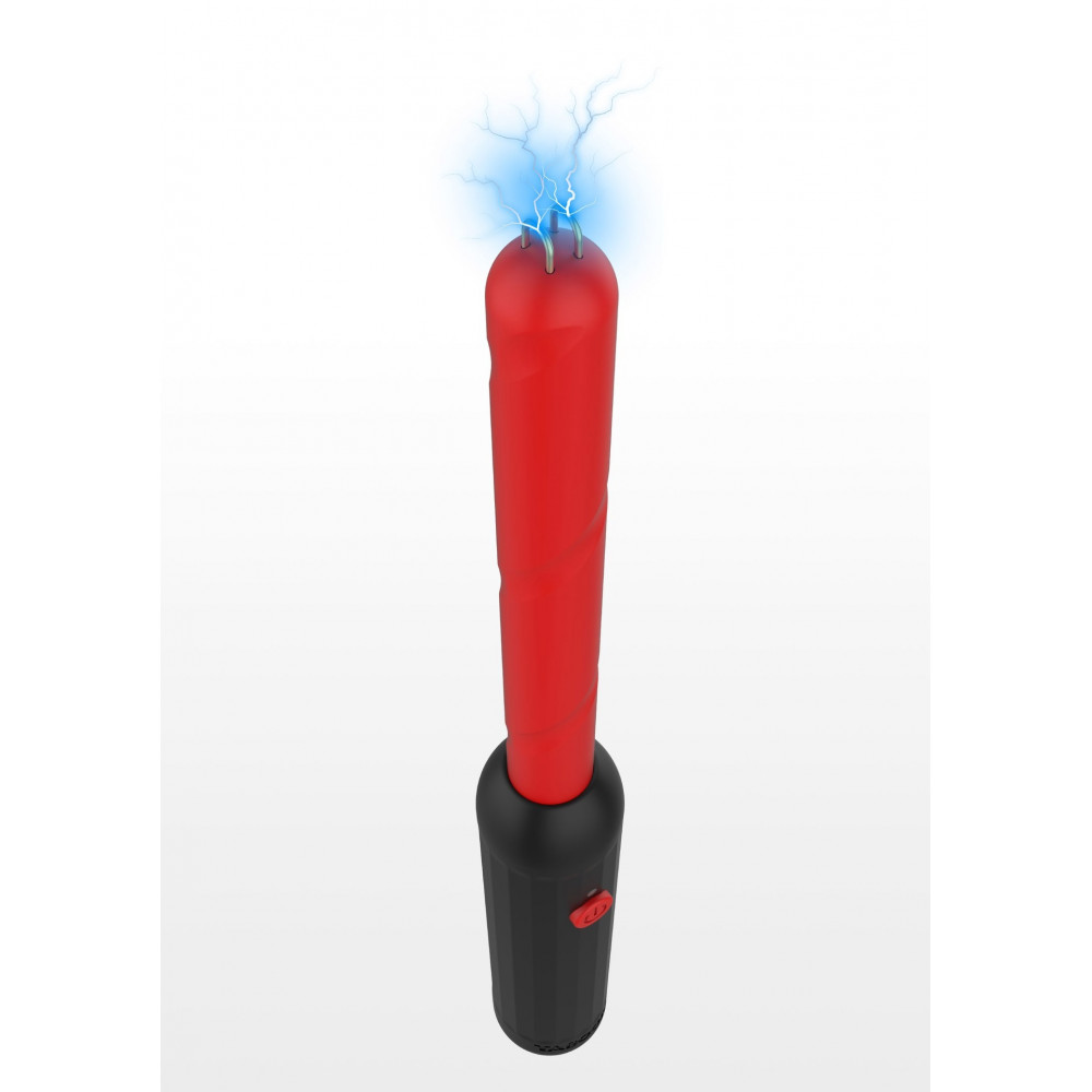 Секс игрушки - Электростимулятор Стик Taboom Prick Stick Electro Shock Wand красно-черный, 34 см