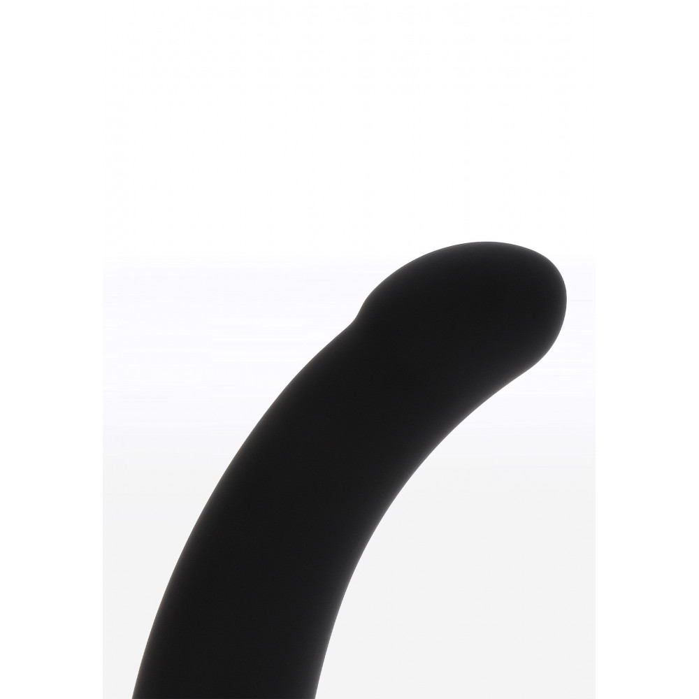 Секс игрушки - Фаллоимитатор страпон Taboom Strap-On Dong Medium черного цвета, 14 см х 3.3 см 2