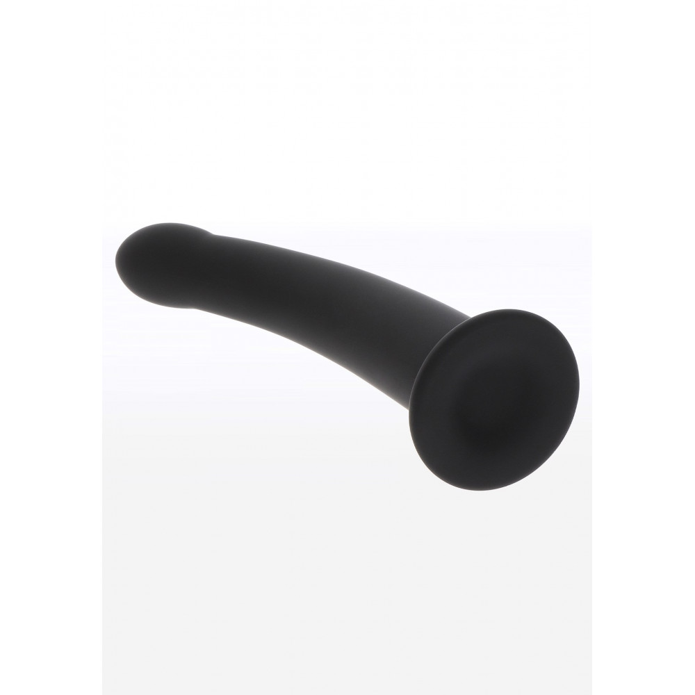 Секс игрушки - Фаллоимитатор страпон Taboom Strap-On Dong Medium черного цвета, 14 см х 3.3 см 3