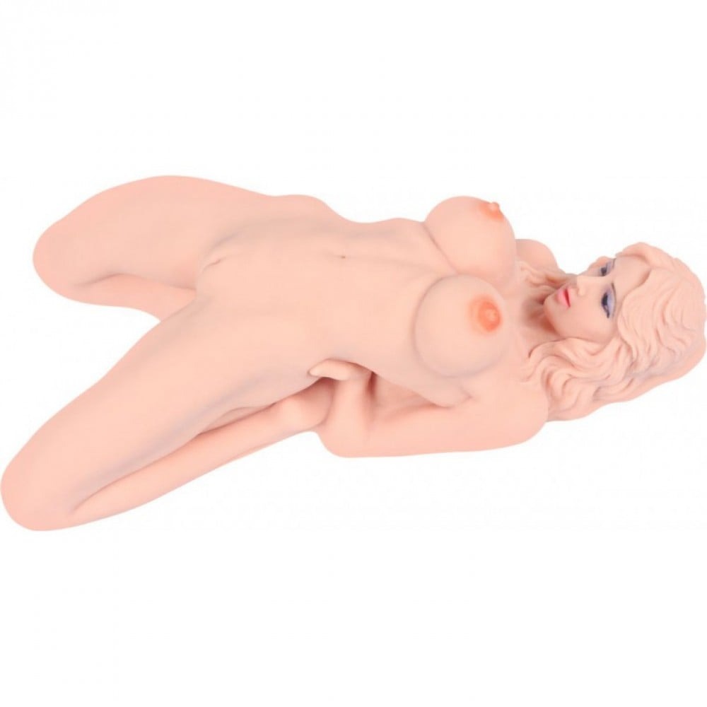 Секс игрушки - Мастурбатор кукла два отверстия и вибрация Kokos Veronia