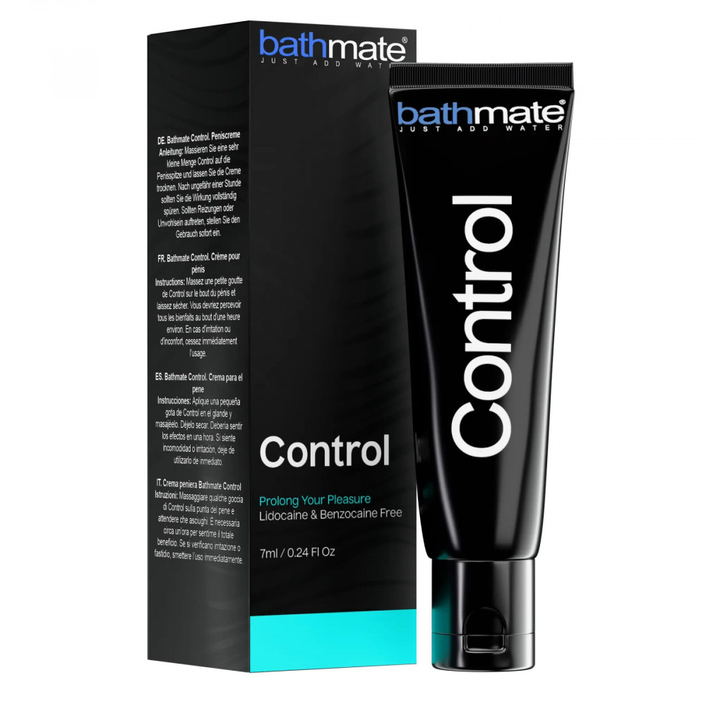 Пролонгатори та змазки - Концентрований пролонгатор для чоловіків Bathmate Control (7 мл), натуральні інгредієнти