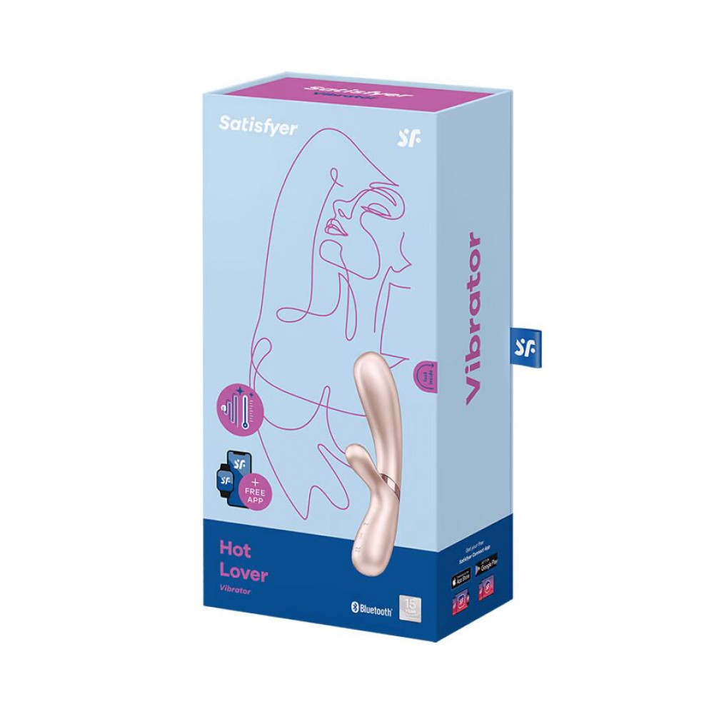 Вибратор-кролик - Смарт вибратор-кролик с подогревом Satisfyer Hot Lover Nude 1