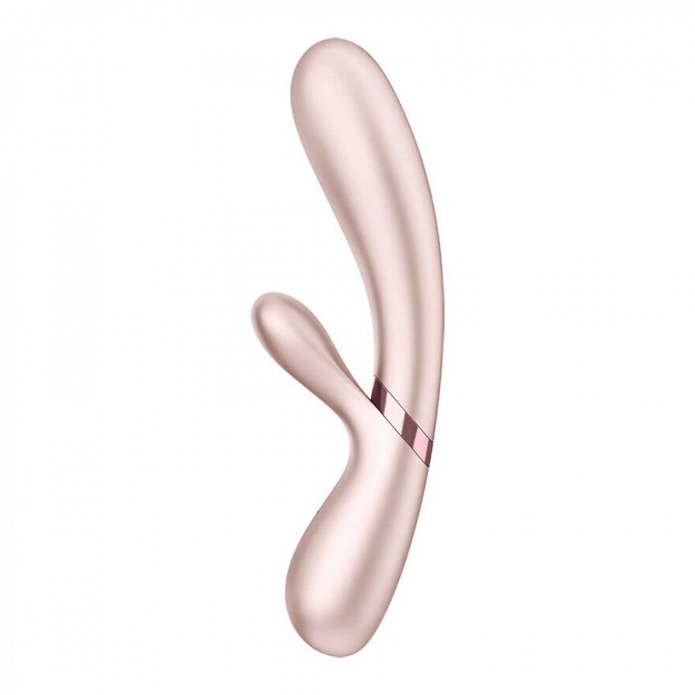 Вибратор-кролик - Смарт вибратор-кролик с подогревом Satisfyer Hot Lover Nude