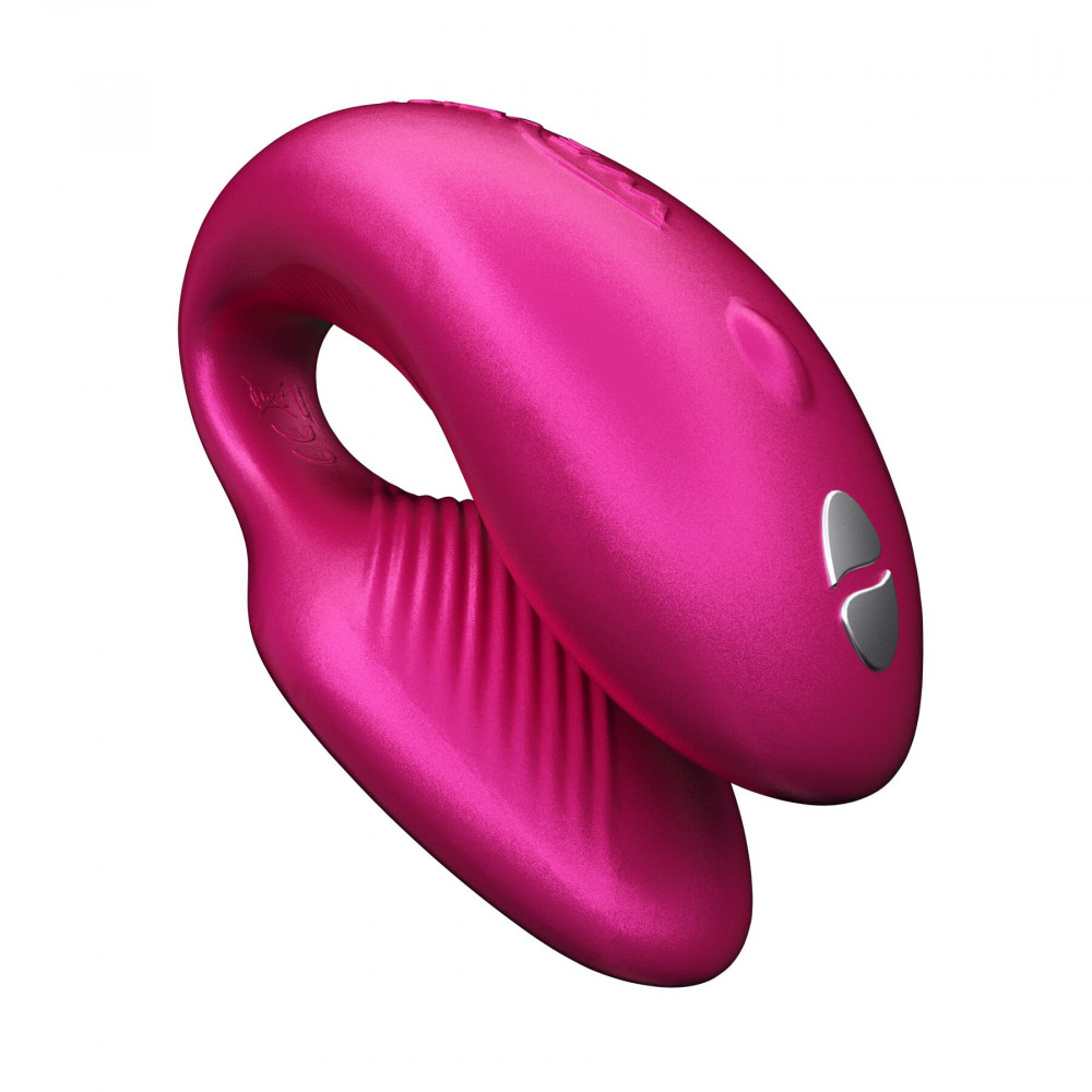 Вибраторы для пар - Смарт-вибратор для пар We-Vibe Chorus Cosmic Pink, сенсорное управление вибрациями сжатием пульта