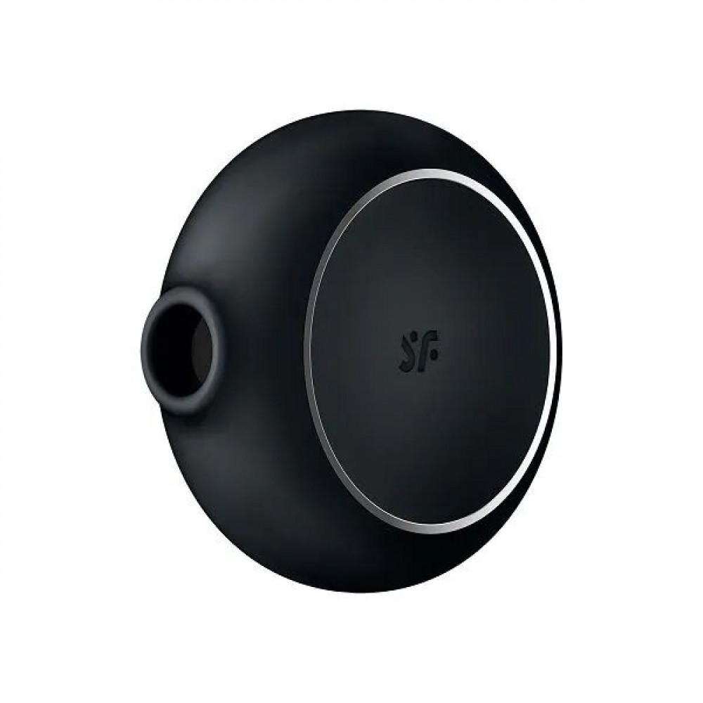 Вибраторы вакуумные - Вакуумный стимулятор с вибрацией Satisfyer Pro To Go 3 Black