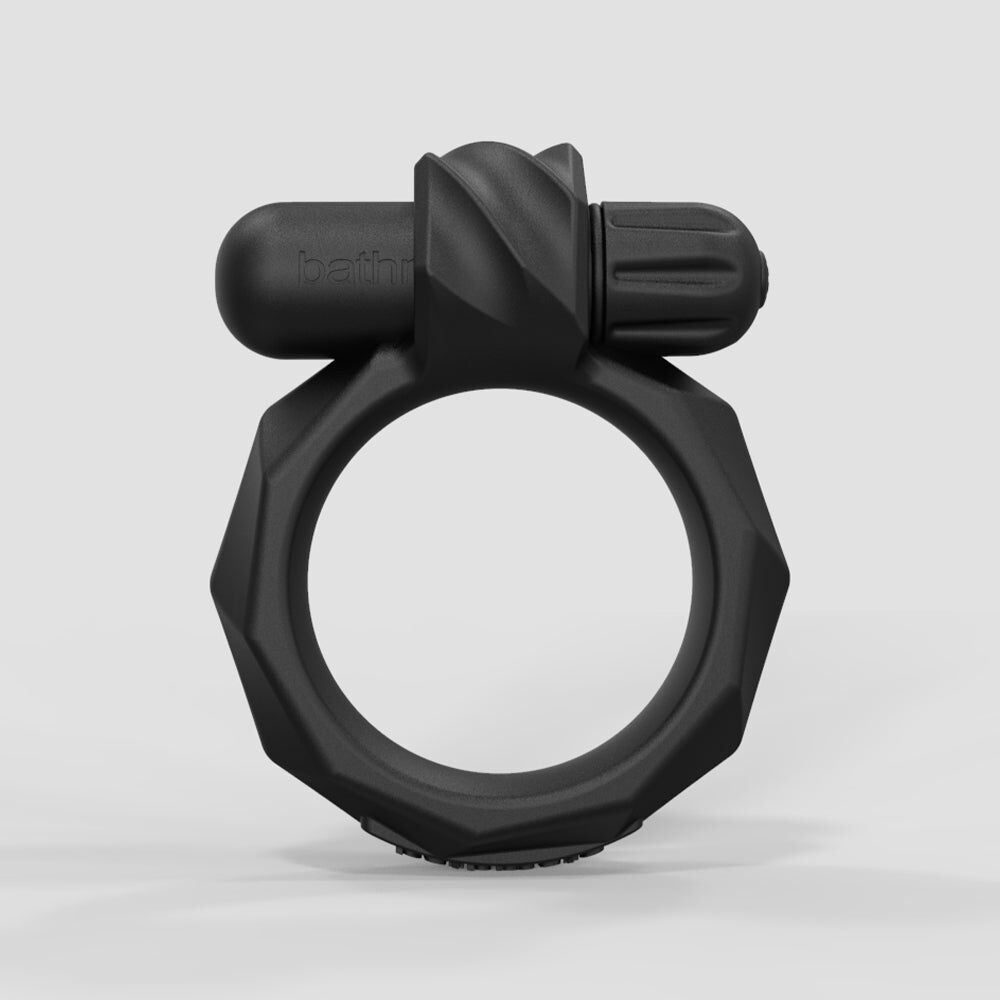 Эрекционные кольца с вибрацией - Эрекционное кольцо с вибропулей Bathmate Maximus VIBE 55mm, перезаряжаемое
