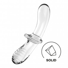 Стеклянный дилдо Satisfyer Double Crystal (Transparent)