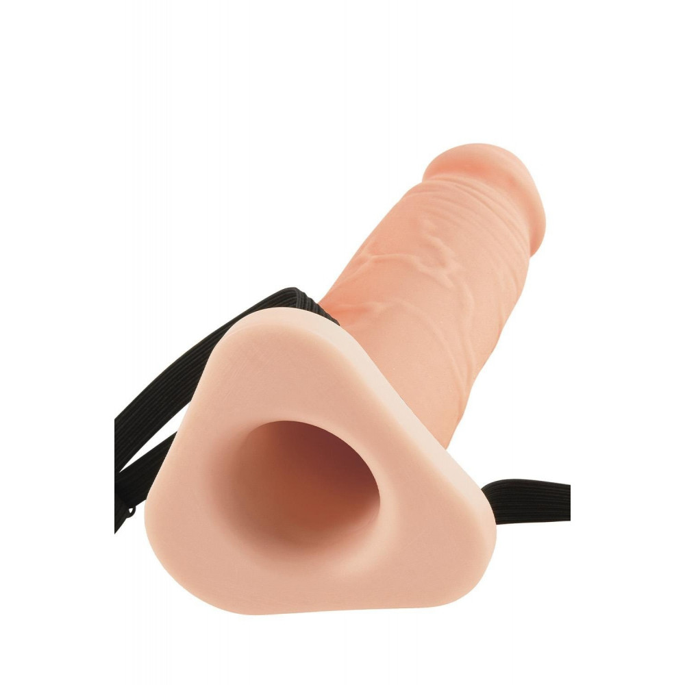 Різне - Страпон фаллопротез силіконовий Pipedream Fantasy X-Tensions, бежевий, 20 х 5 см 2