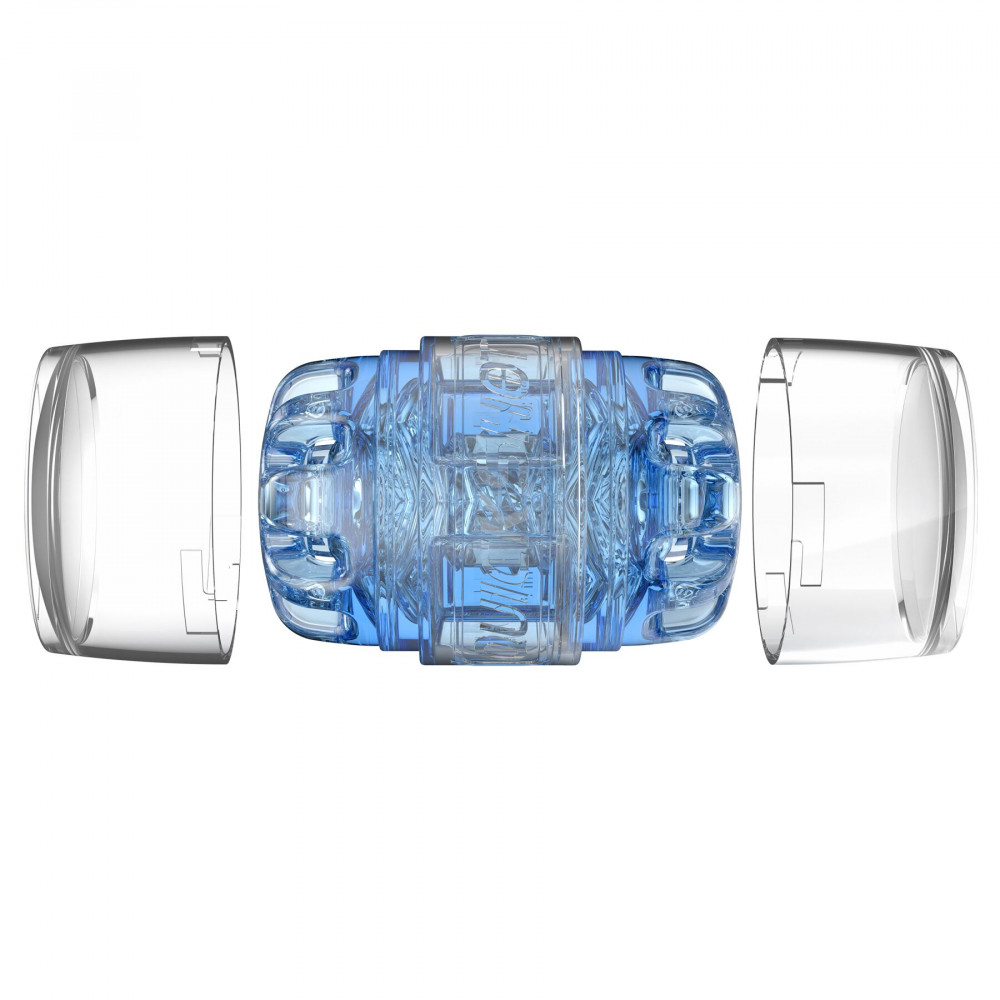 Другие мастурбаторы - Мастурбатор Fleshlight Quickshot Turbo Blue Ice, компактный, отлично для пар и минета 4