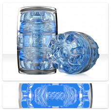 Мастурбатор Fleshlight Quickshot Turbo Blue Ice, компактный, отлично для пар и минета