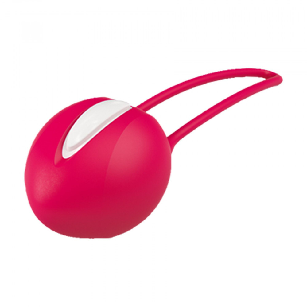 Вагинальные шарики и тренажеры - Вагинальный шарик Fun Factory SMARTBALL UNO, красный, одинарный, диаметр 3,6 см 3