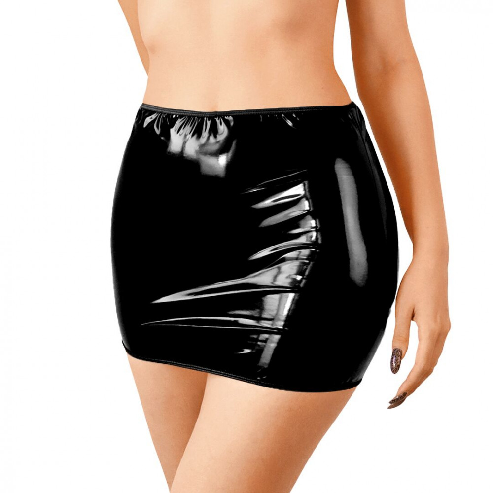 Різне - Сексуальна вінілова спідниця Art of Sex My Love чорна S 1