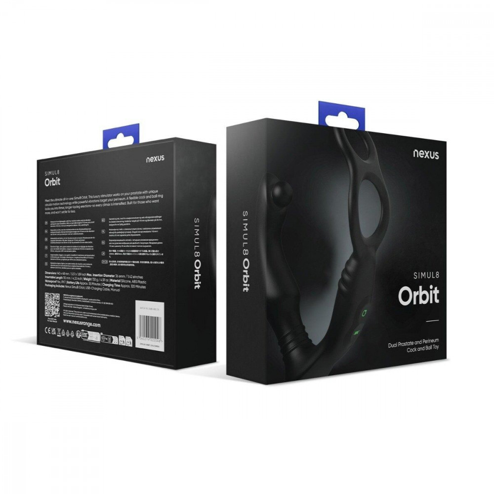 Різне - Стимулятор простати Nexus SIMUL8 Orbit Edition з ерекційним кільцем 5