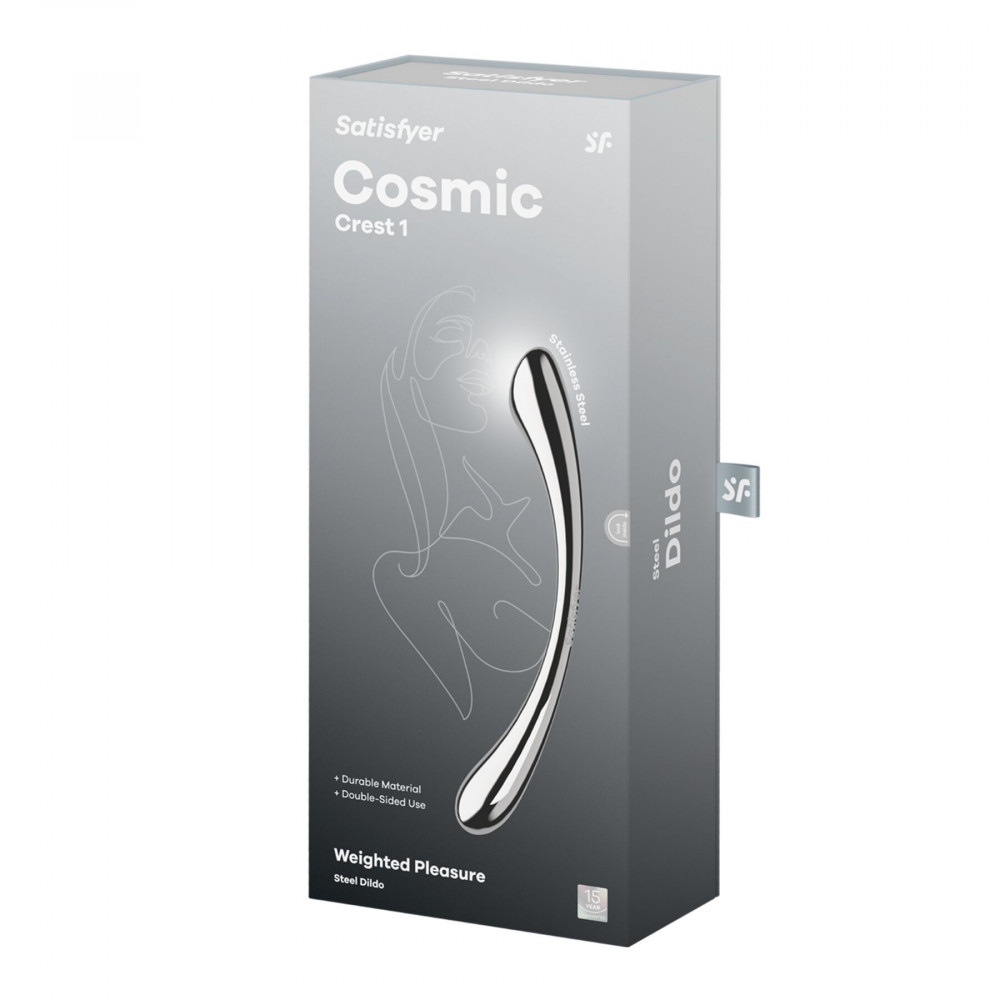 Фалоімітатор - Металевий дилдо Satisfyer Cosmic Crest 1 4