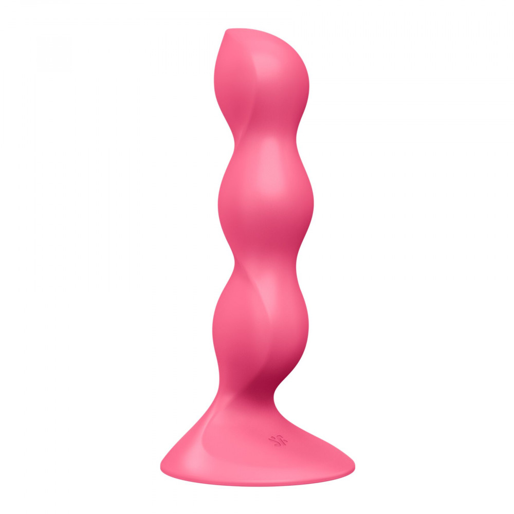 Анальные игрушки с вибрацией - Анальный стимулятор-бусины Satisfyer Triple Ball-R Red 1